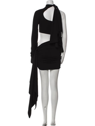 Mugler One-Shoulder Mini Dress