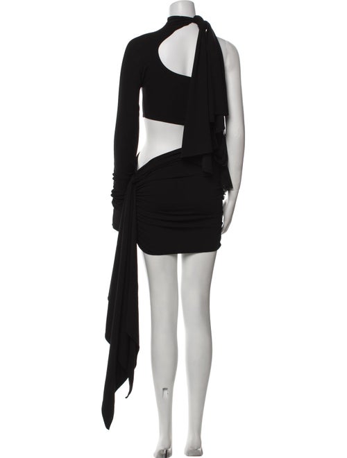 Mugler One-Shoulder Mini Dress