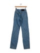 Mugler High-Rise Straight Leg Jeans