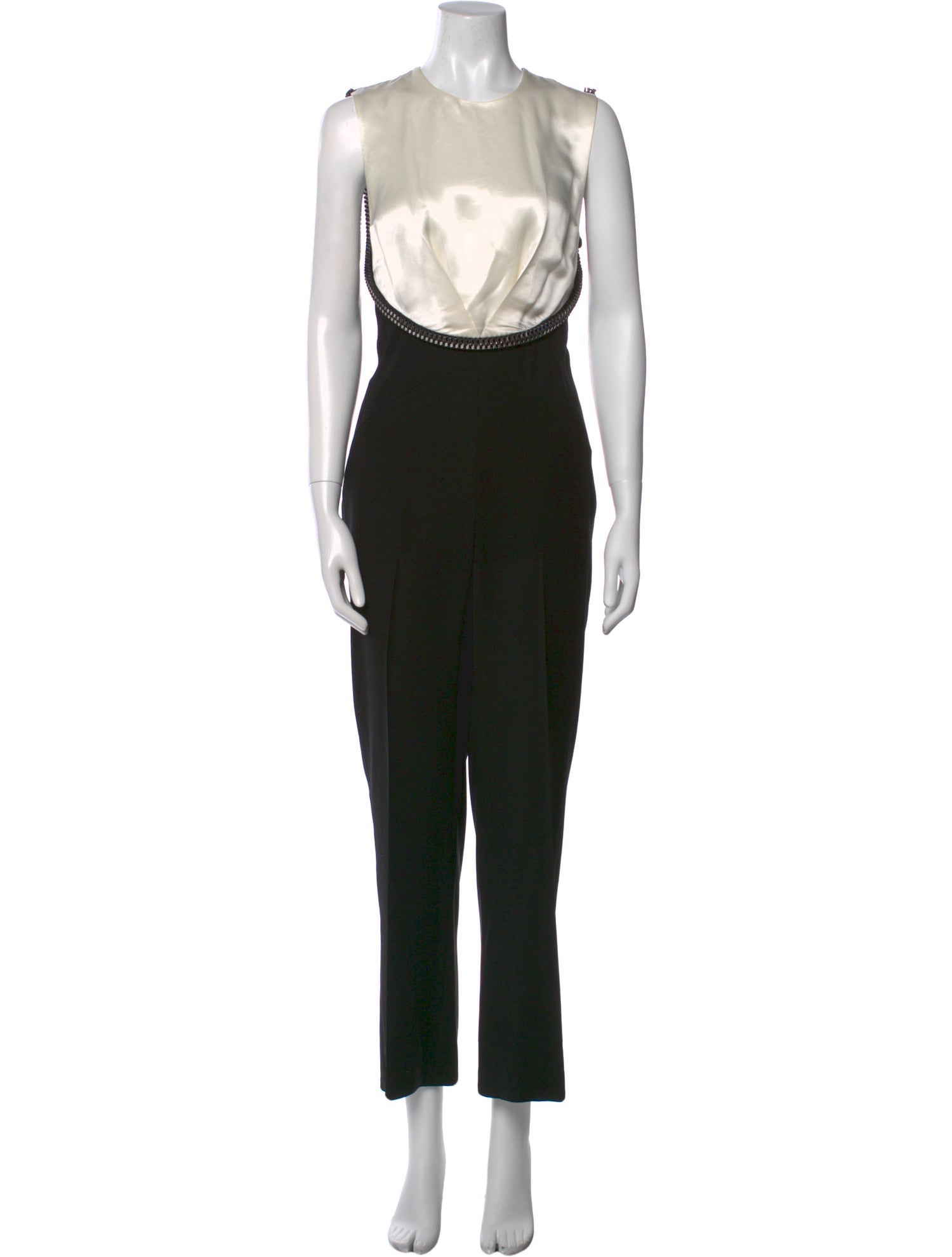 Mugler Crew Neck Jumpsuit