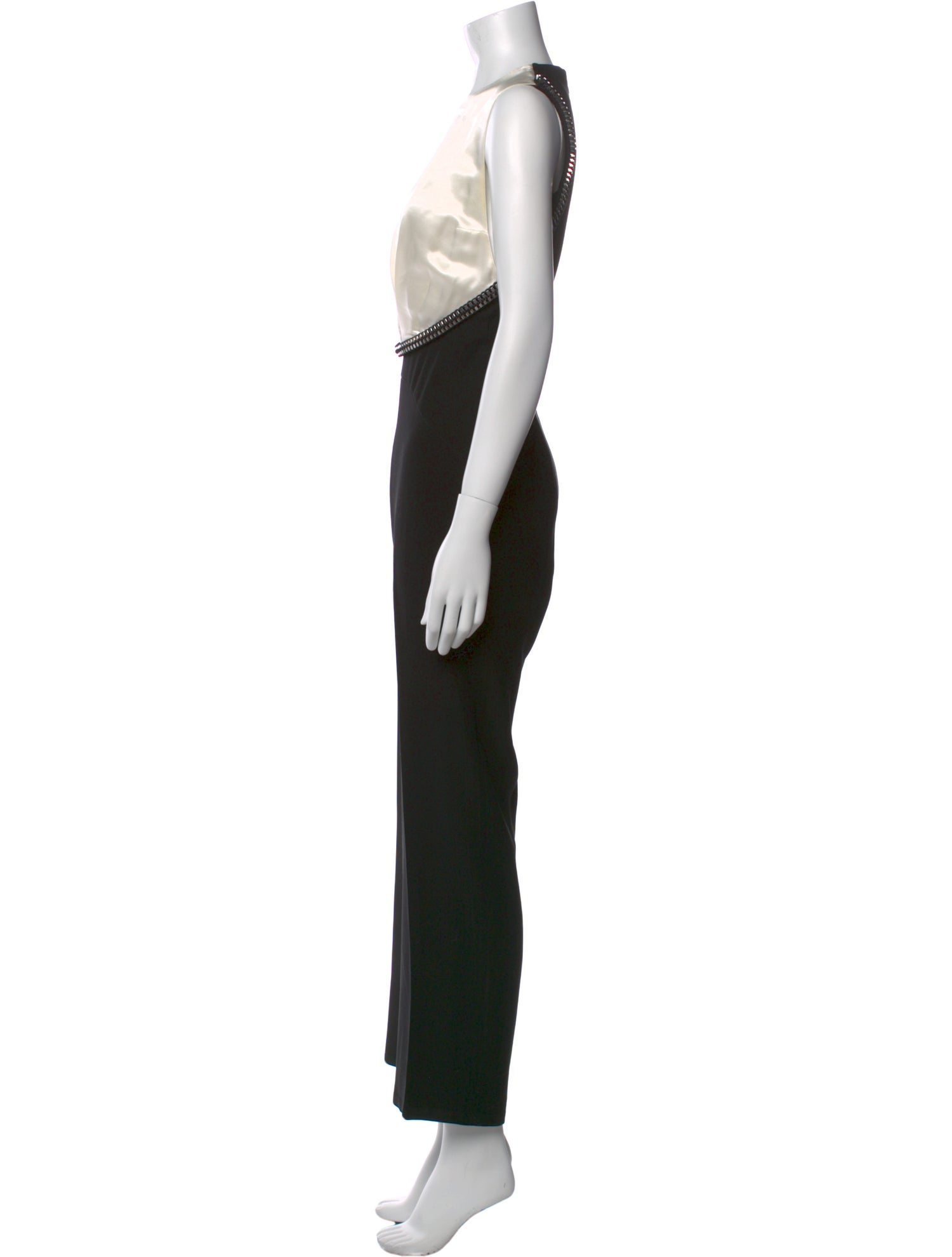 Mugler Crew Neck Jumpsuit