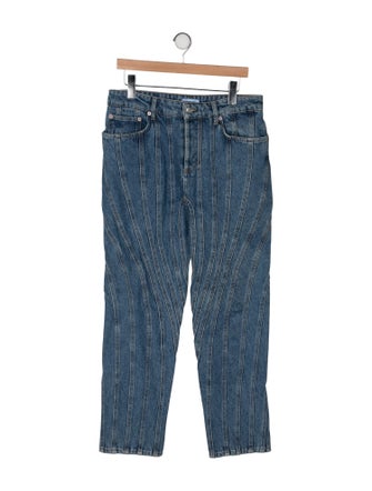 Mugler Straight-Leg Jeans