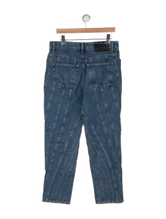 Mugler Straight-Leg Jeans