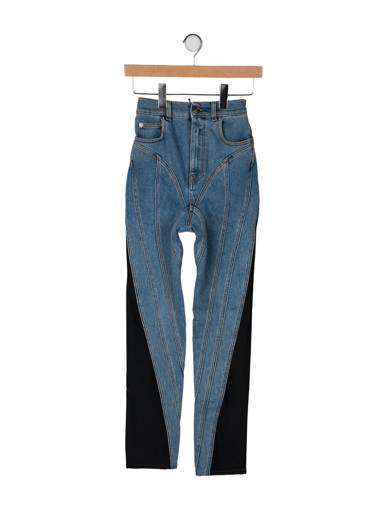 Mugler High-Rise Skinny Leg Jeans w/ Tags