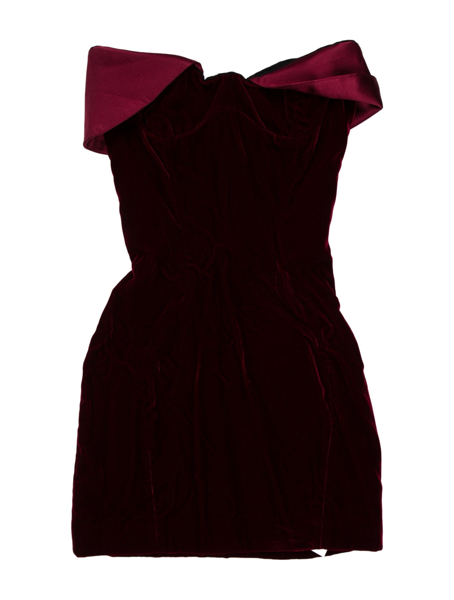 Mugler Strapless Mini Dress