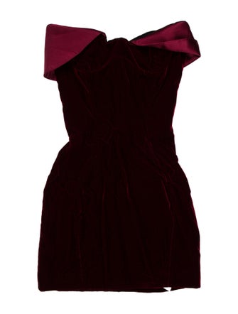 Mugler Strapless Mini Dress