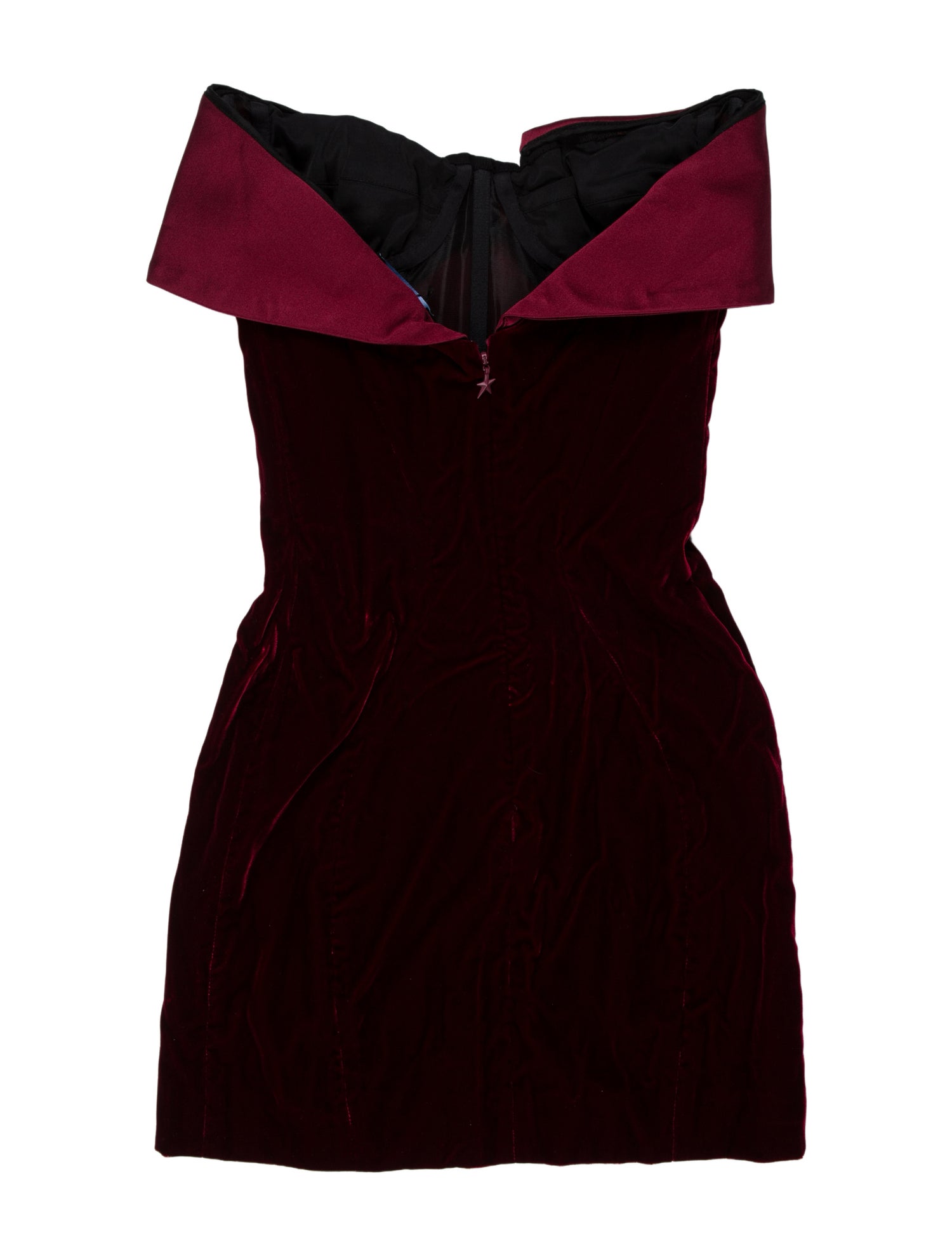 Mugler Strapless Mini Dress