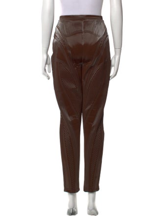 Mugler Striped Skinny Leg Pants