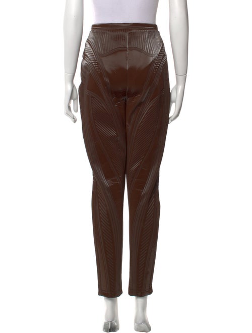 Mugler Striped Skinny Leg Pants