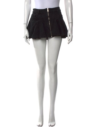 Mugler Ruffle Embellishment Mini Skirt