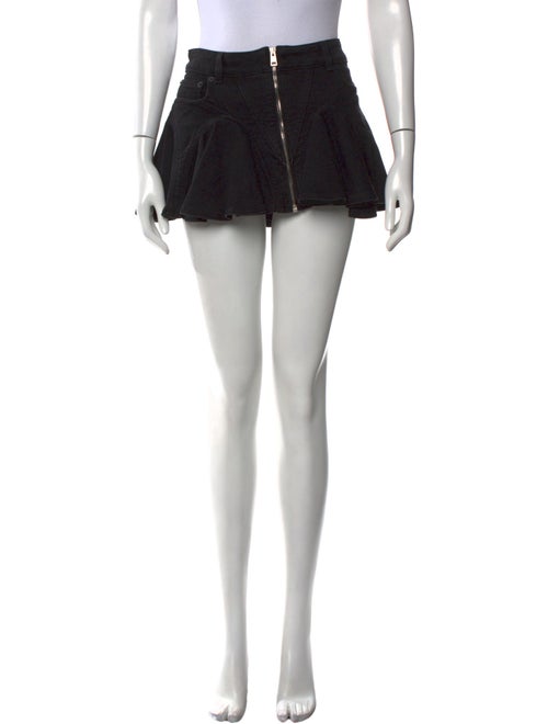 Mugler Ruffle Embellishment Mini Skirt
