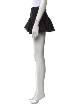 Mugler Ruffle Embellishment Mini Skirt