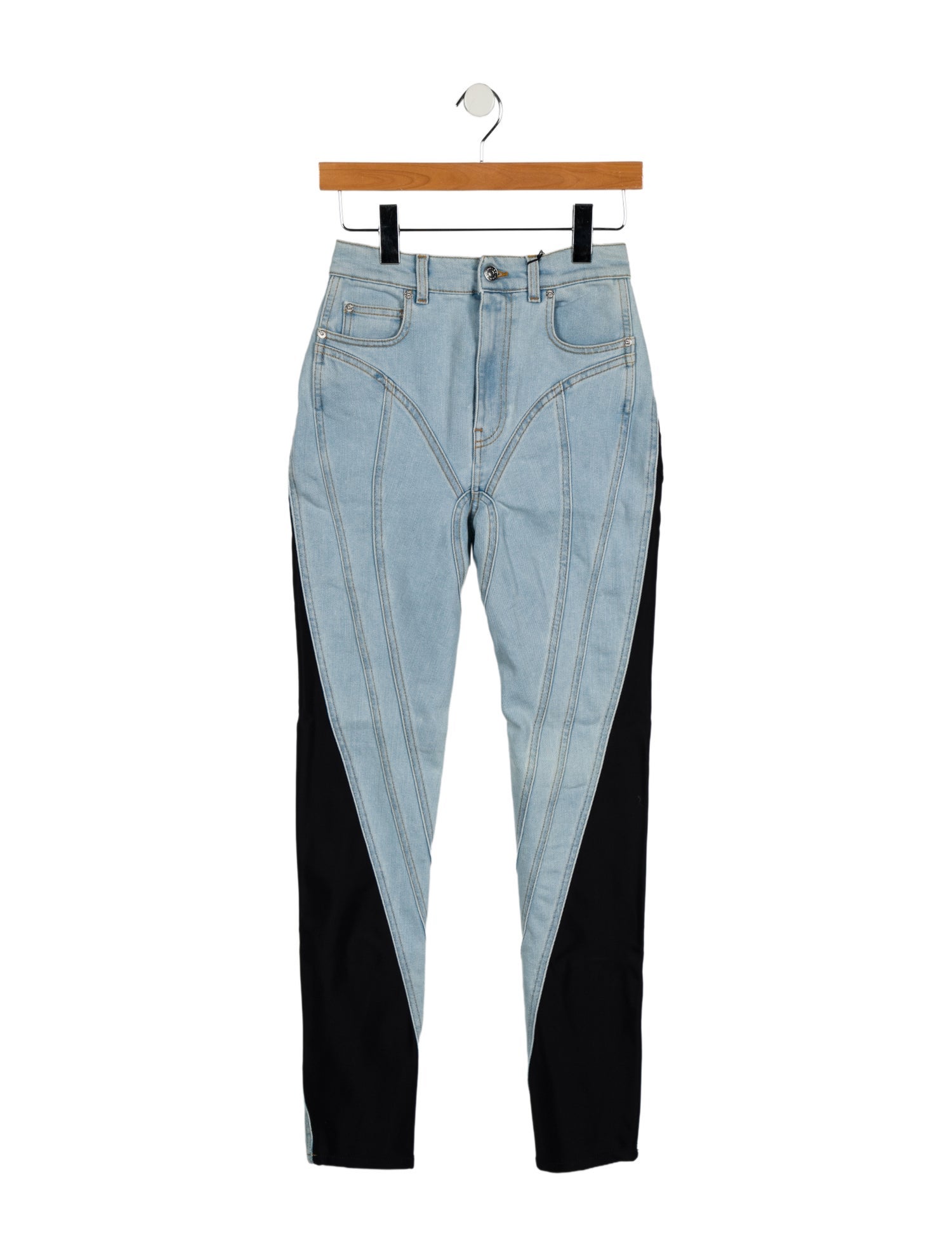 Mugler Mid-Rise Skinny Leg Jeans