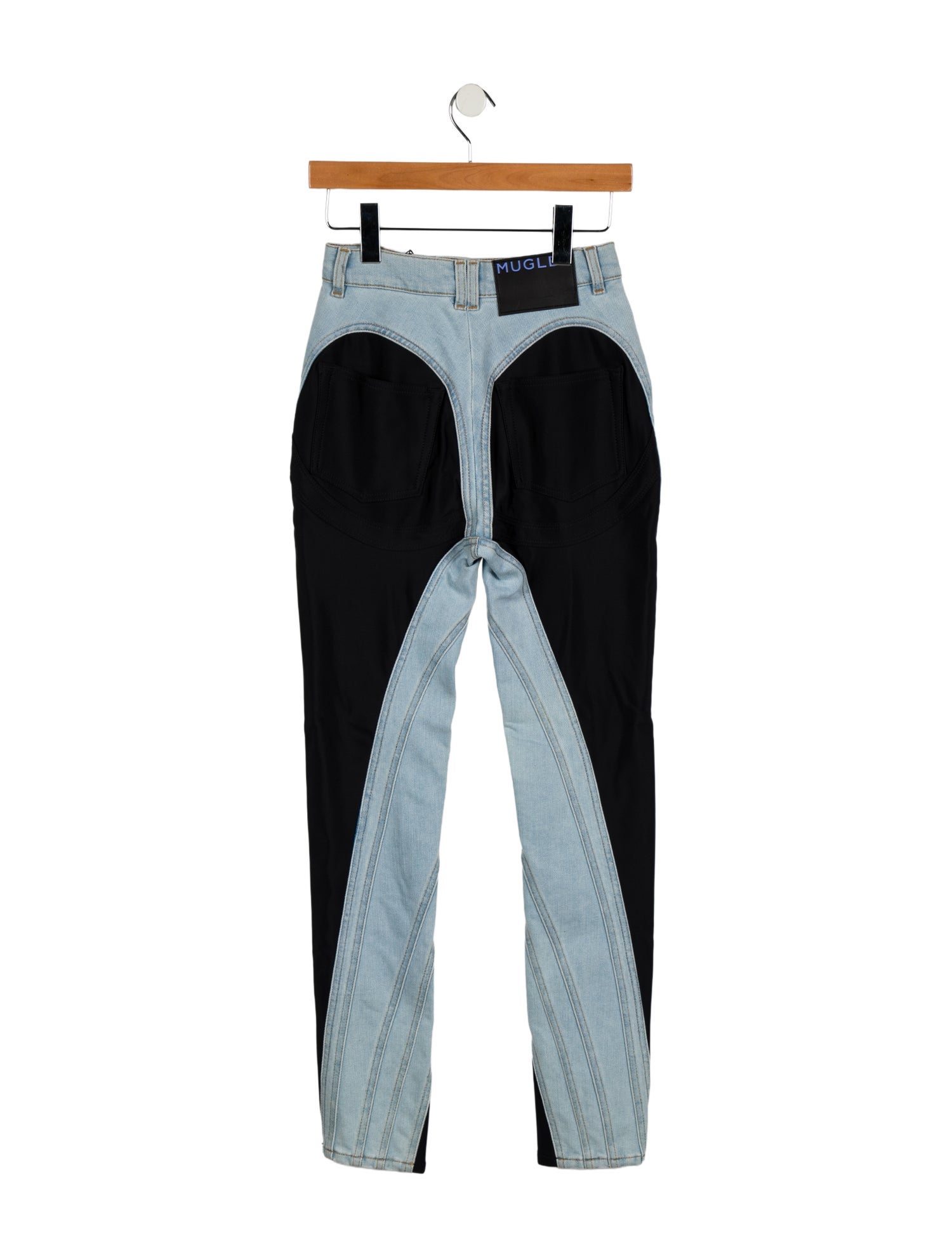 Mugler Mid-Rise Skinny Leg Jeans