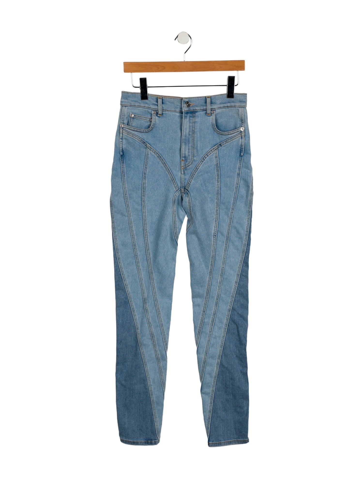 Mugler Mid-Rise Skinny Leg Jeans