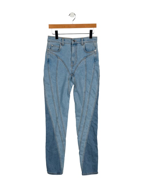 Mugler Mid-Rise Skinny Leg Jeans