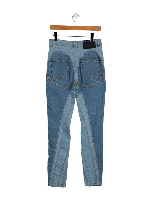 Mugler Mid-Rise Skinny Leg Jeans