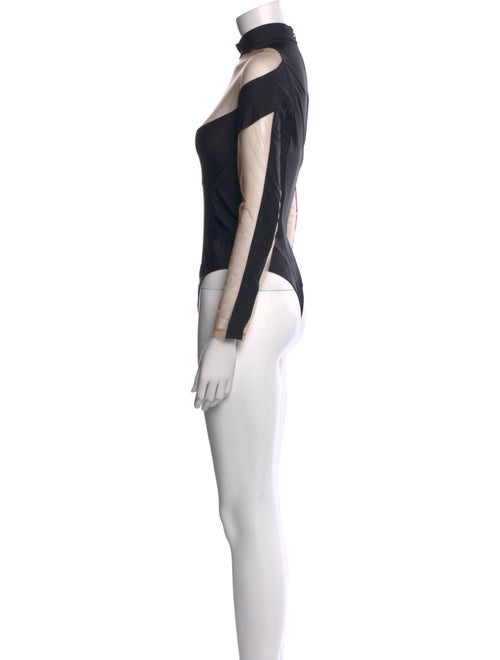 Mugler Turtleneck Long Sleeve Bodysuit