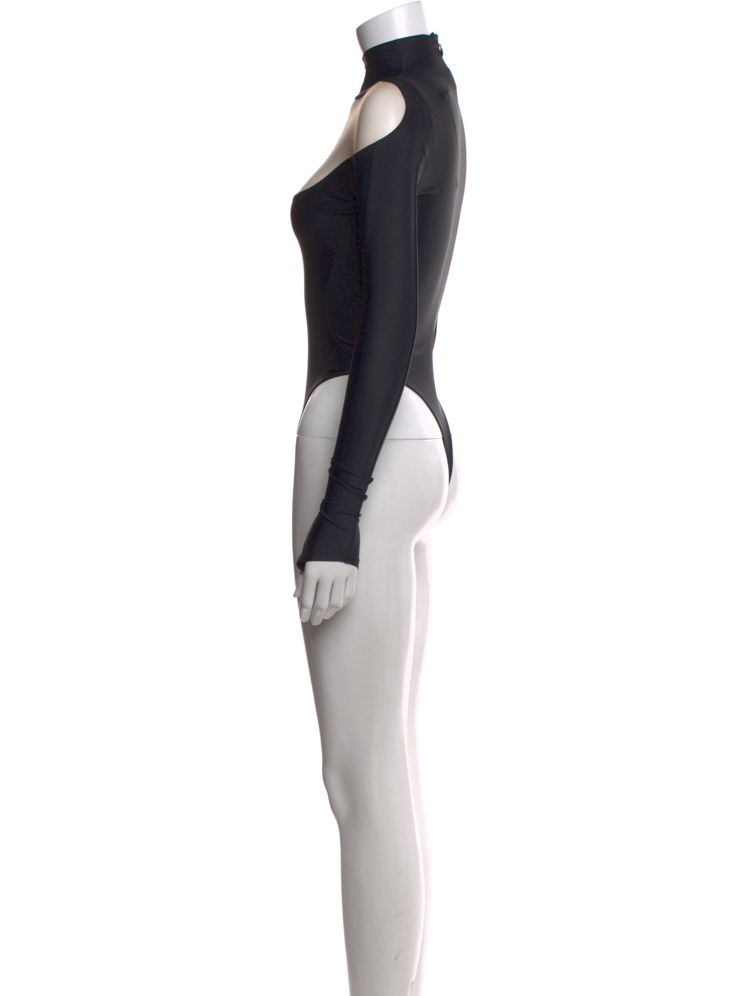 Mugler Turtleneck Long Sleeve Bodysuit