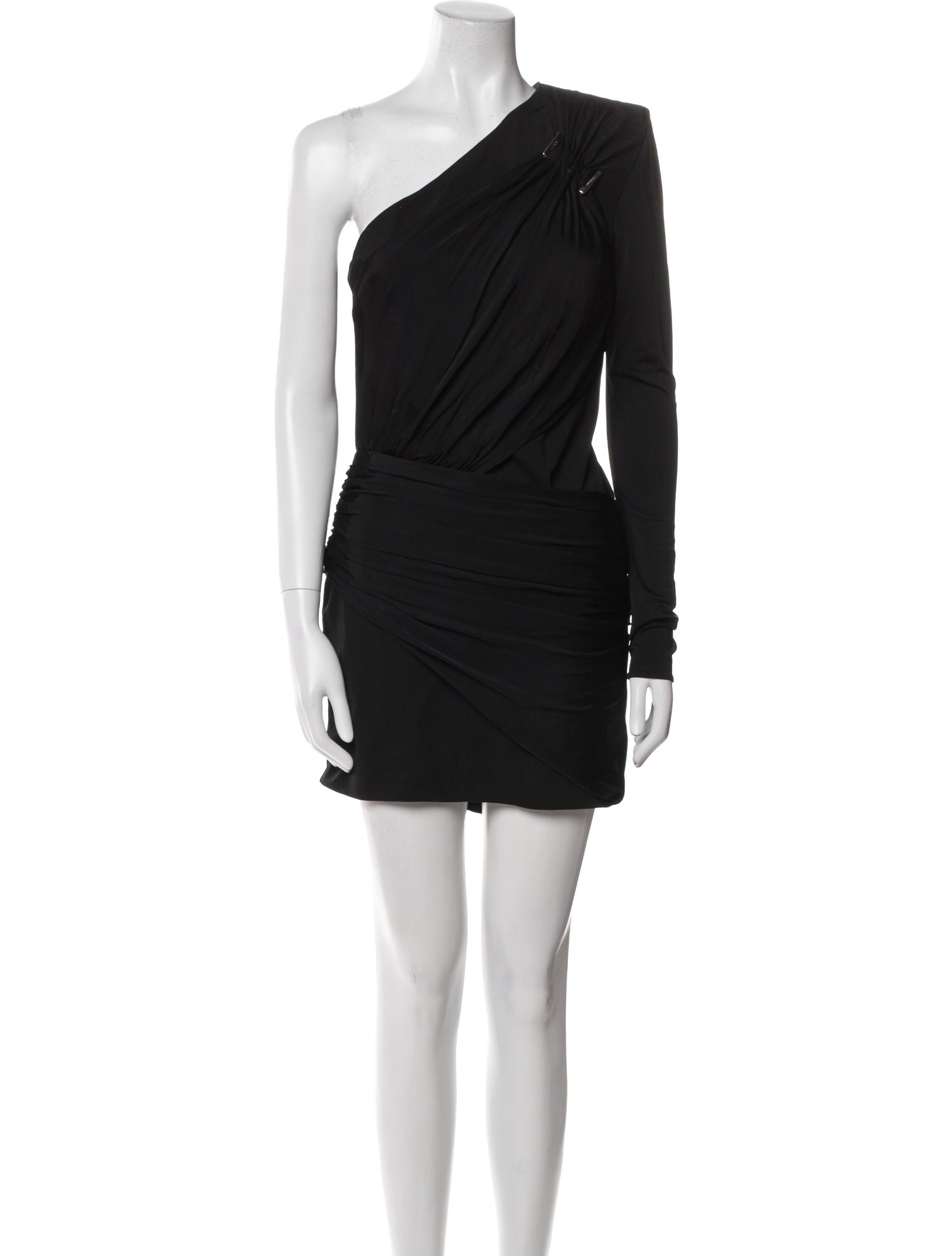 Mugler One-Shoulder Mini Dress