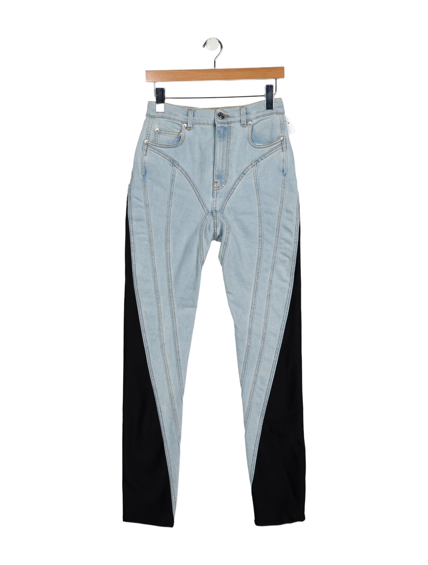 Mugler High-Rise Skinny Leg Jeans w/ Tags