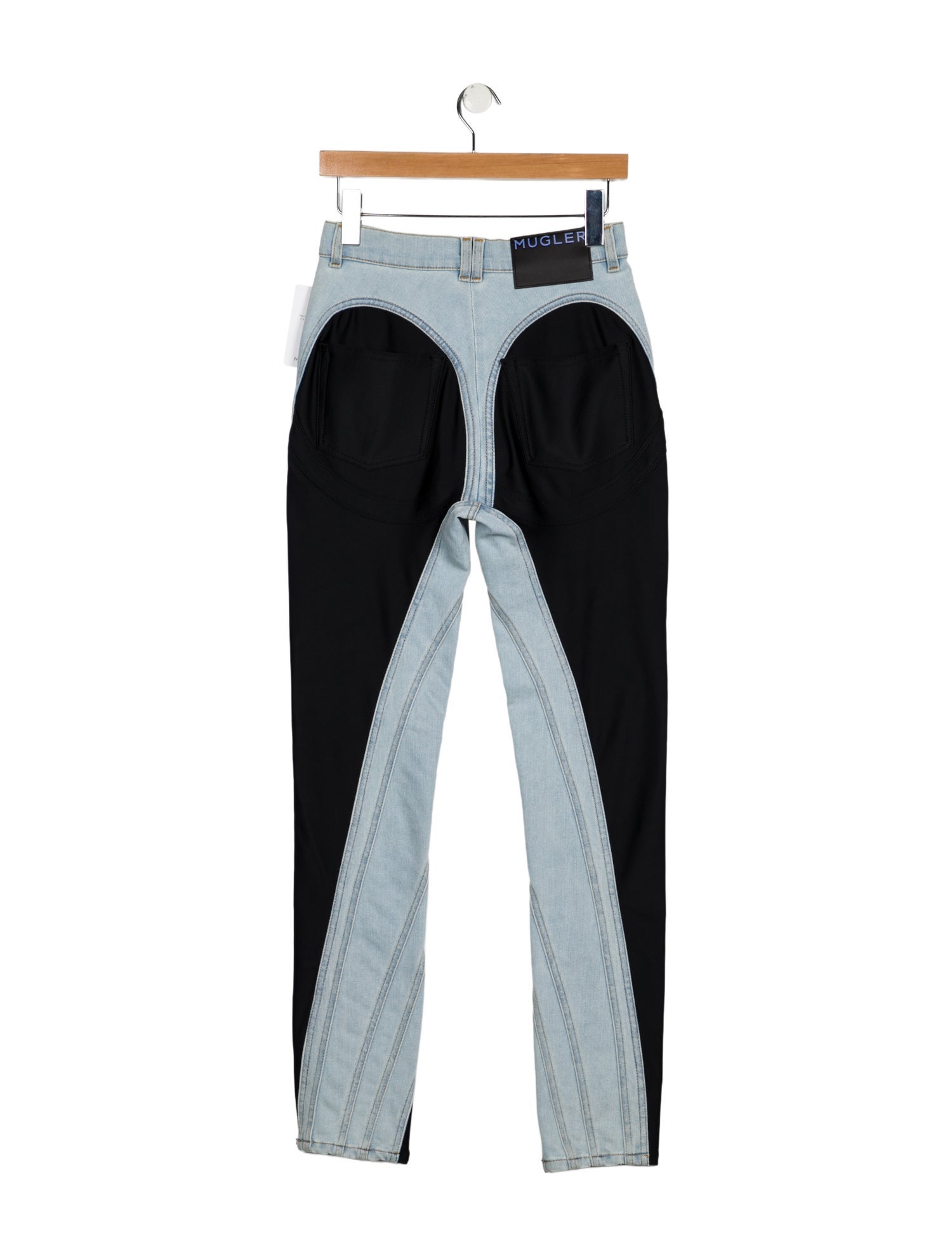 Mugler High-Rise Skinny Leg Jeans w/ Tags