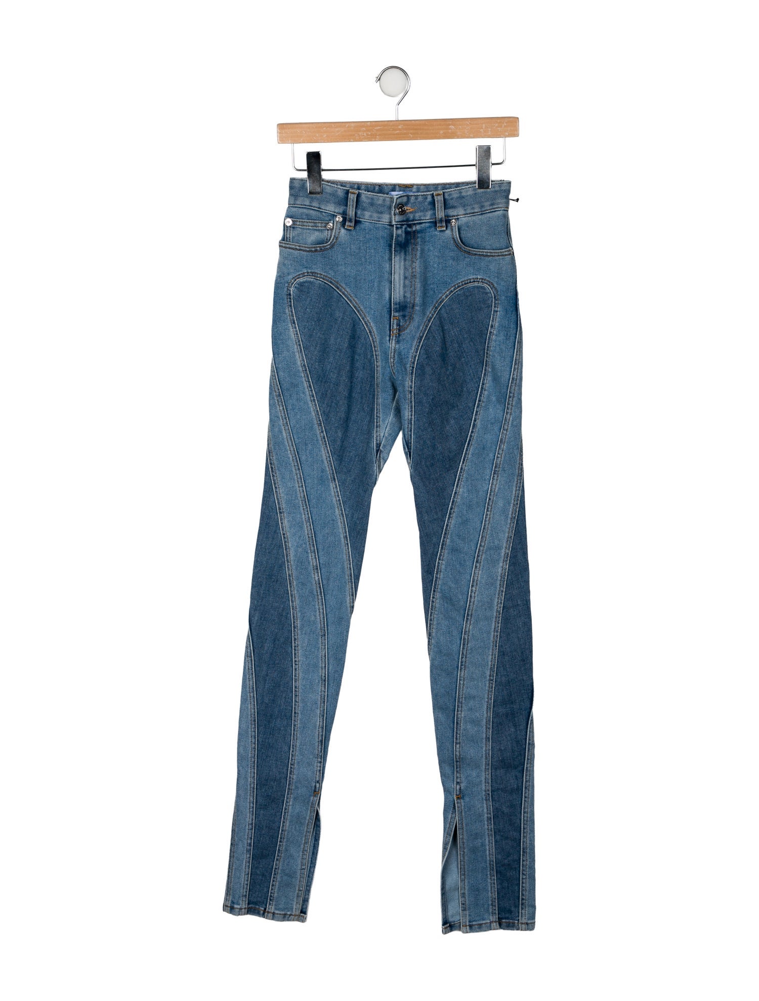 Mugler Mid-Rise Skinny Leg Jeans w/ Tags