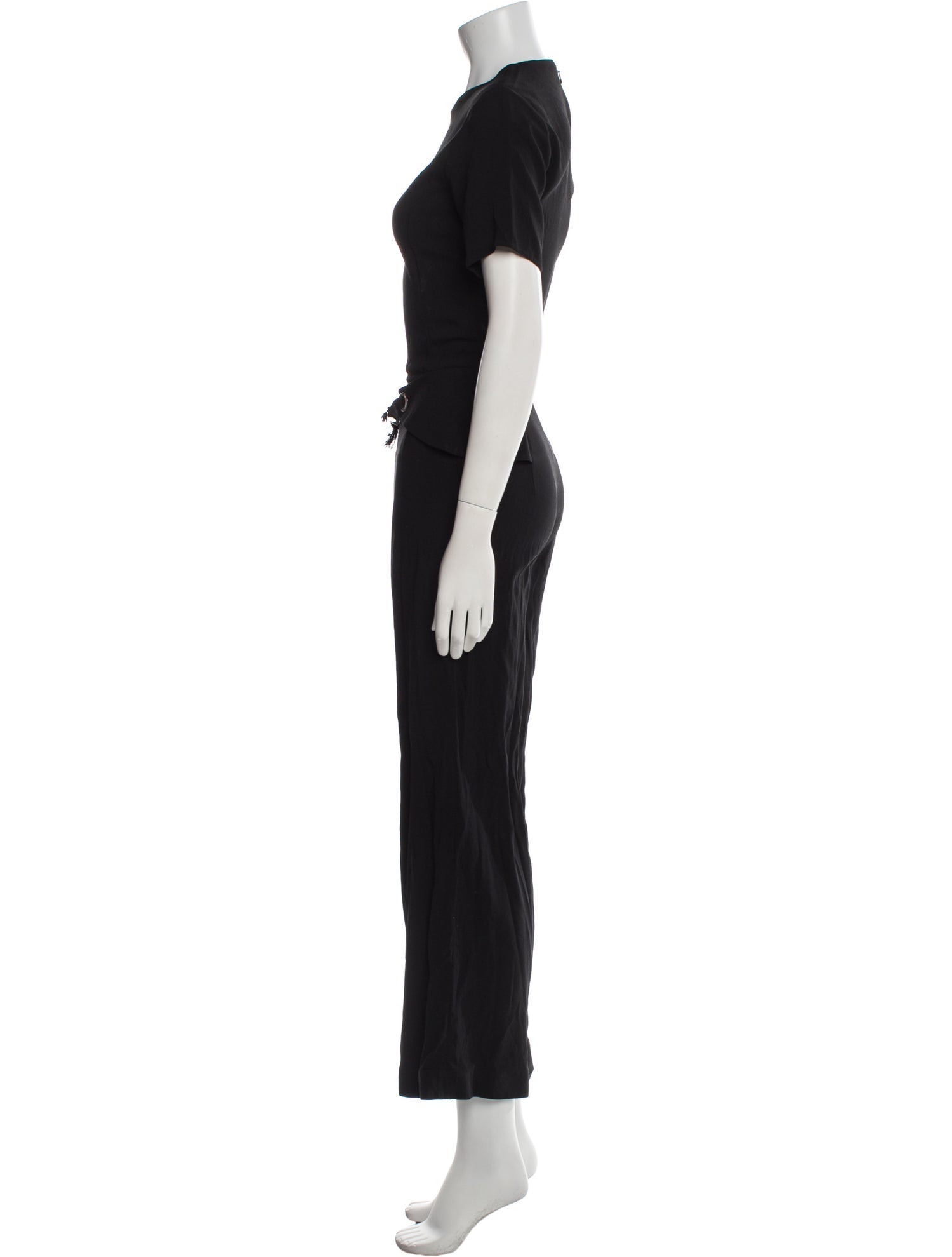 Mugler Scoop Neck Jumpsuit