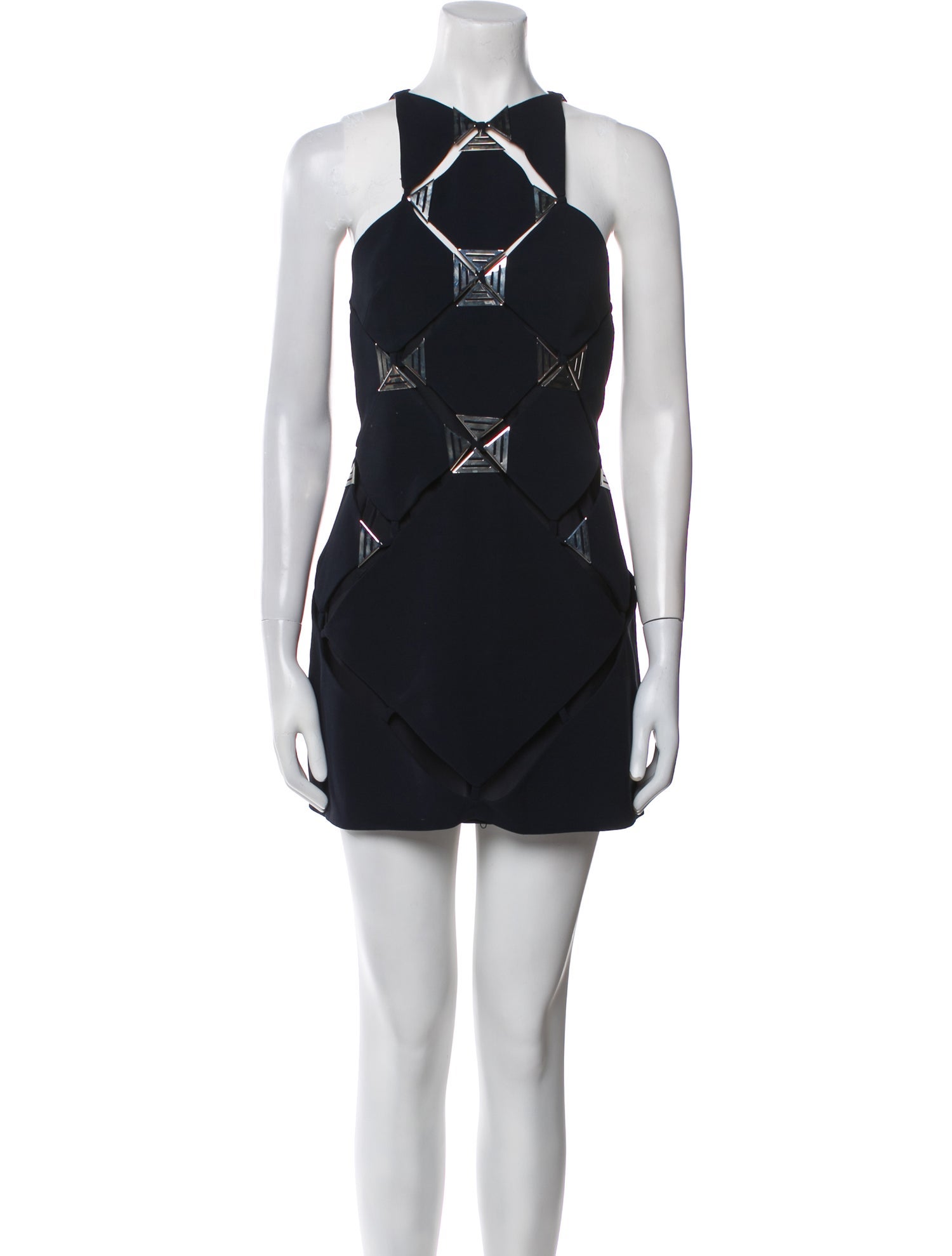 Mugler Halterneck Mini Dress