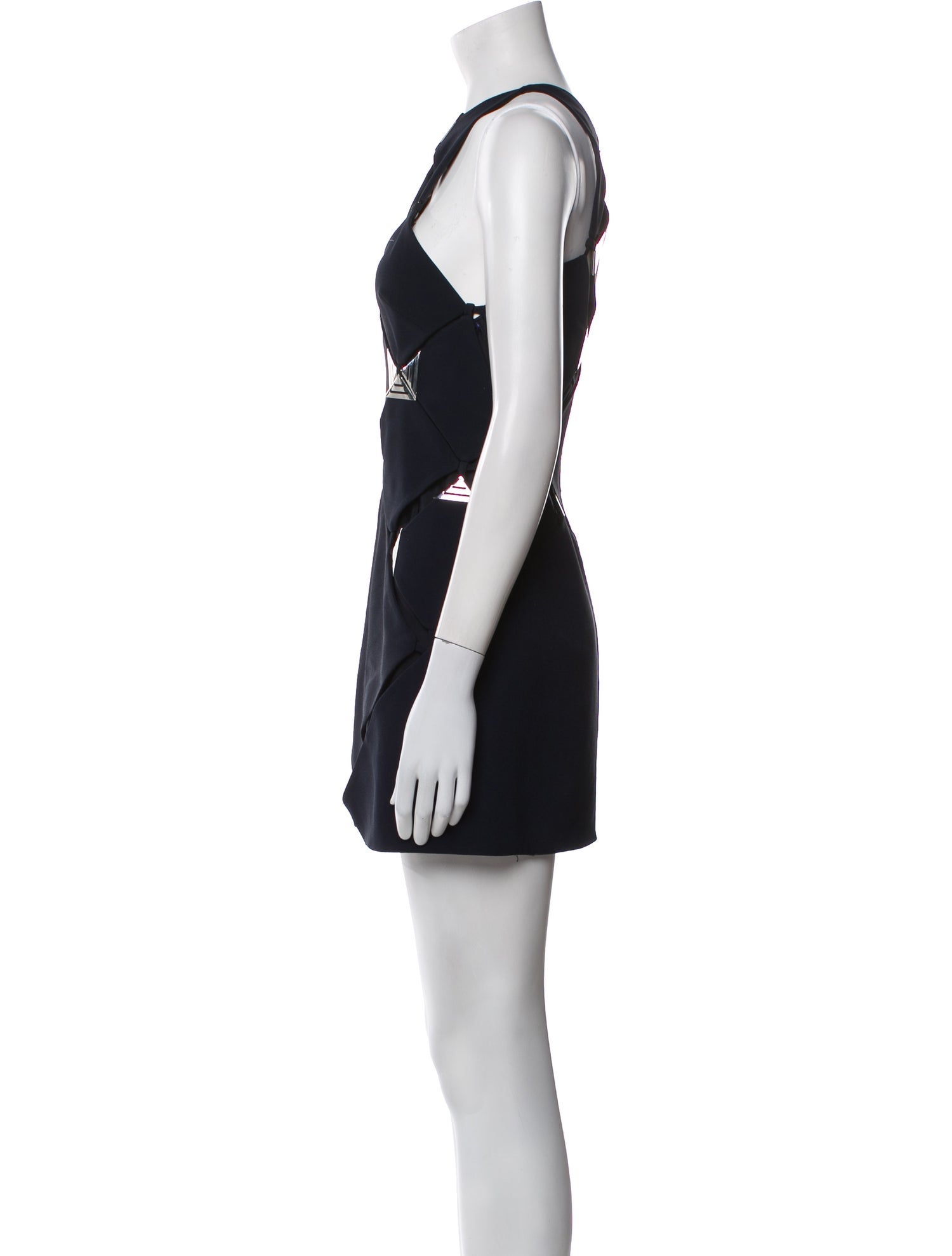 Mugler Halterneck Mini Dress