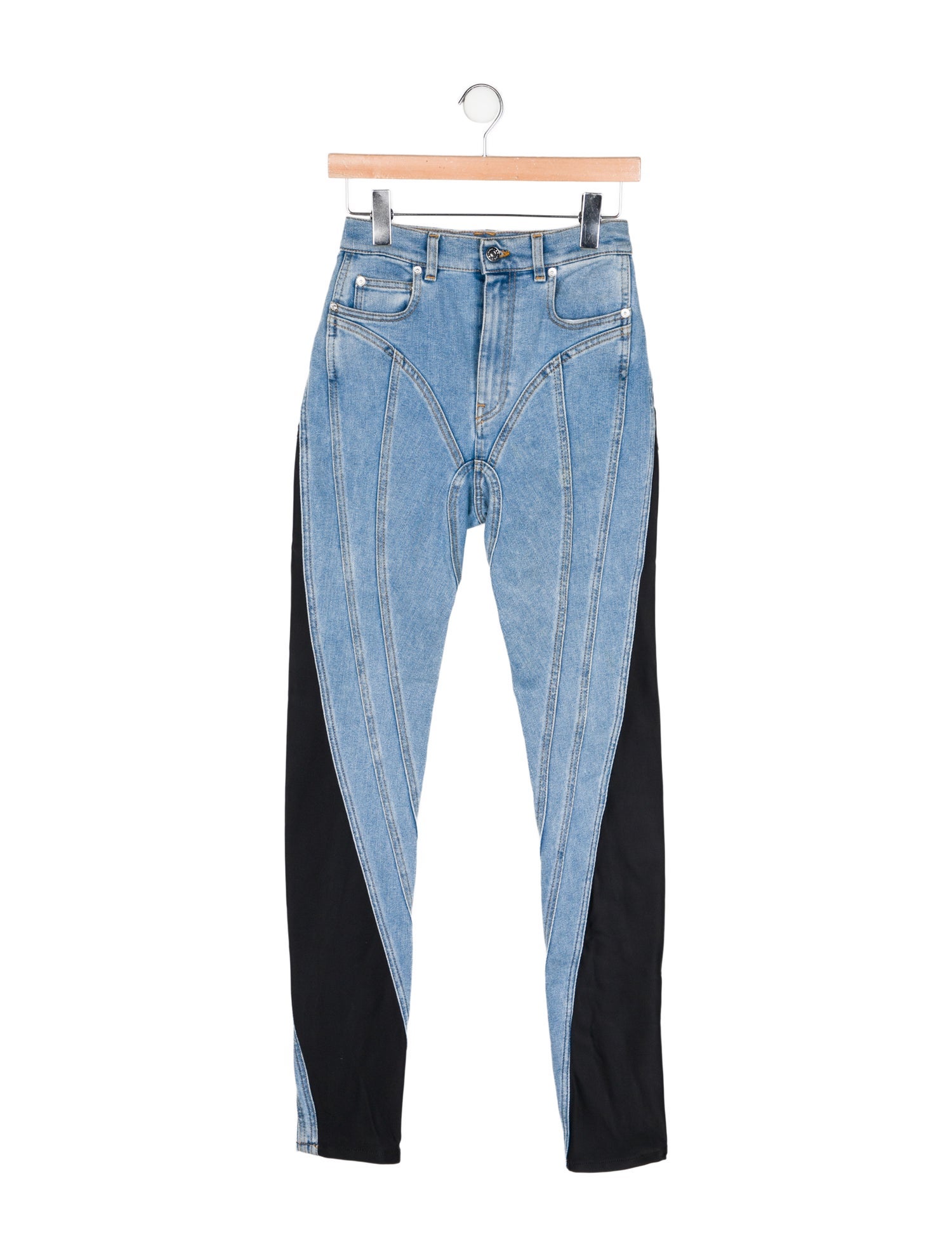 Mugler Mid-Rise Skinny Leg Jeans