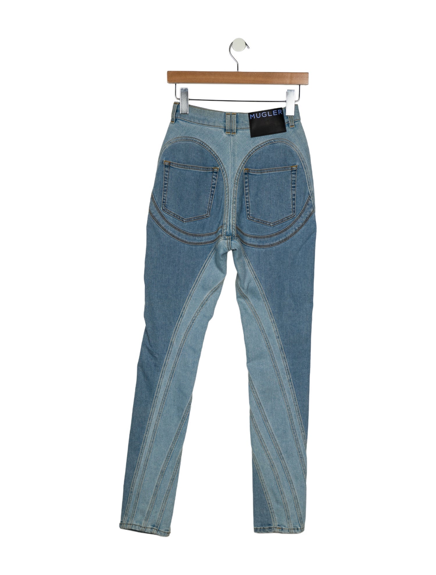 Mugler High-Rise Skinny Leg Jeans