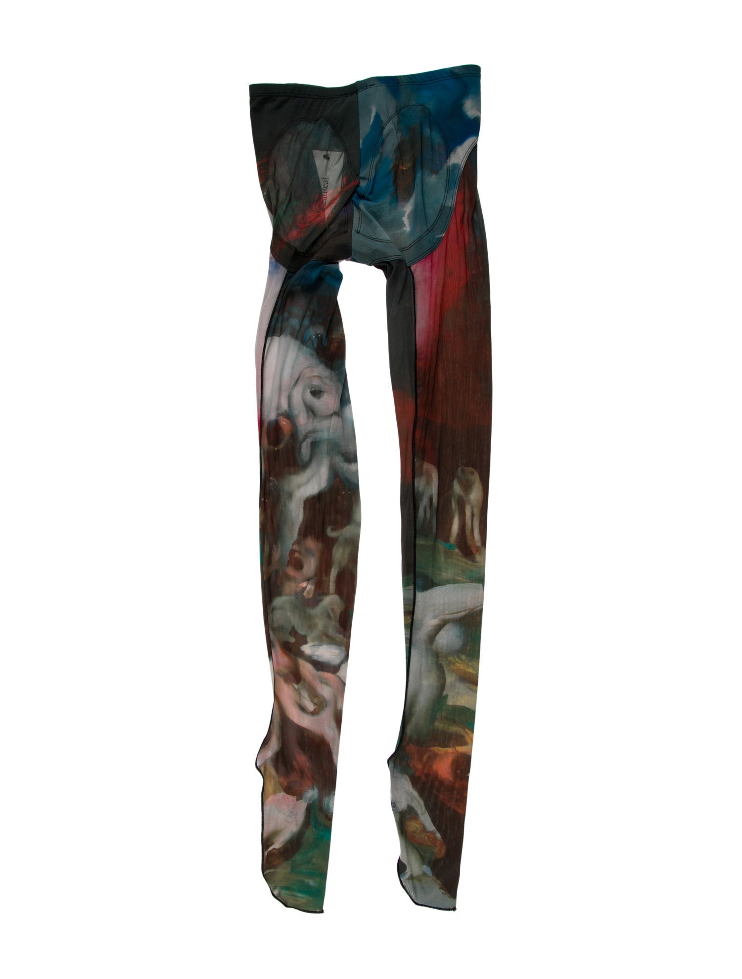 Mugler Printed Skinny Leg Pants