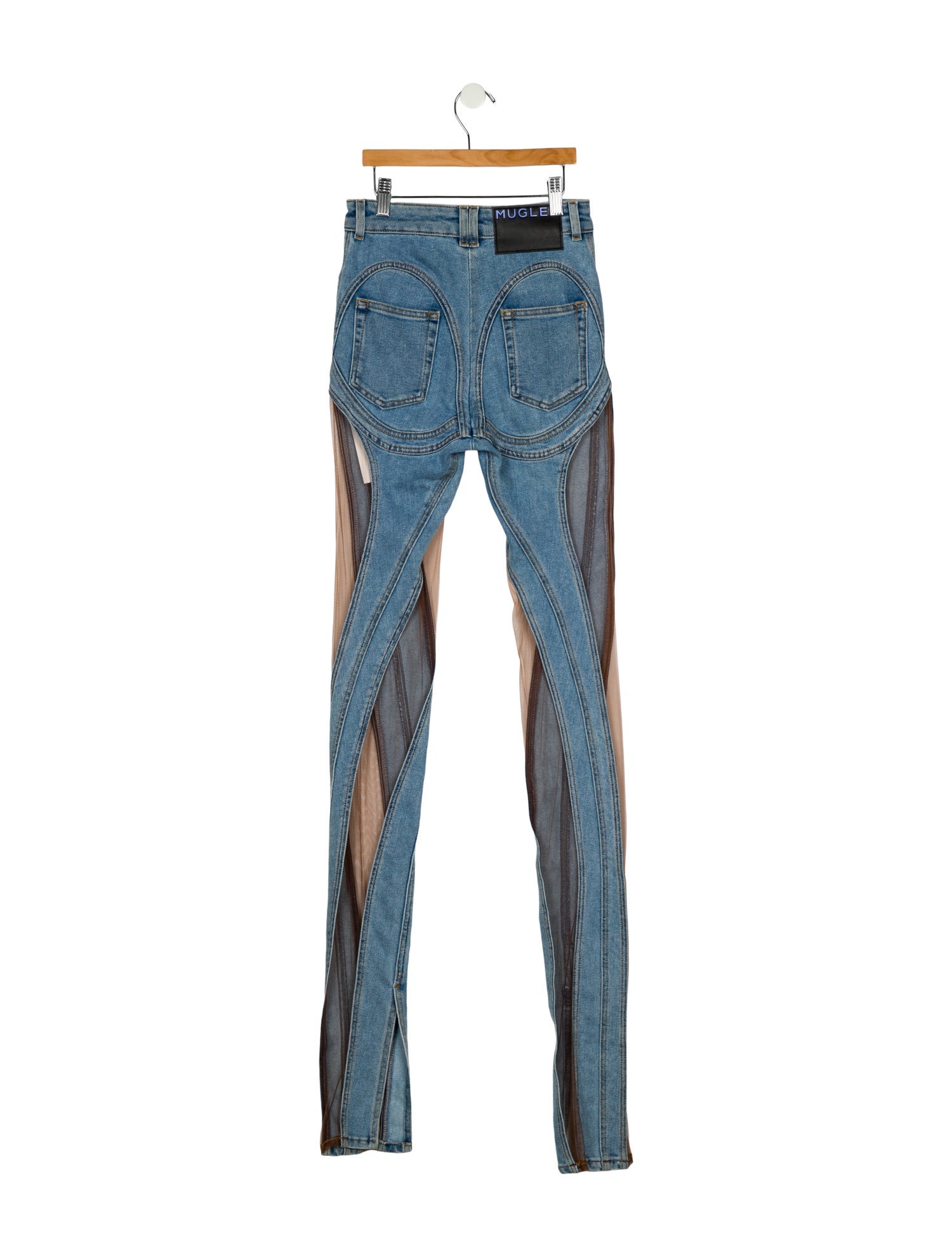 Mugler Skinny Leg Pants