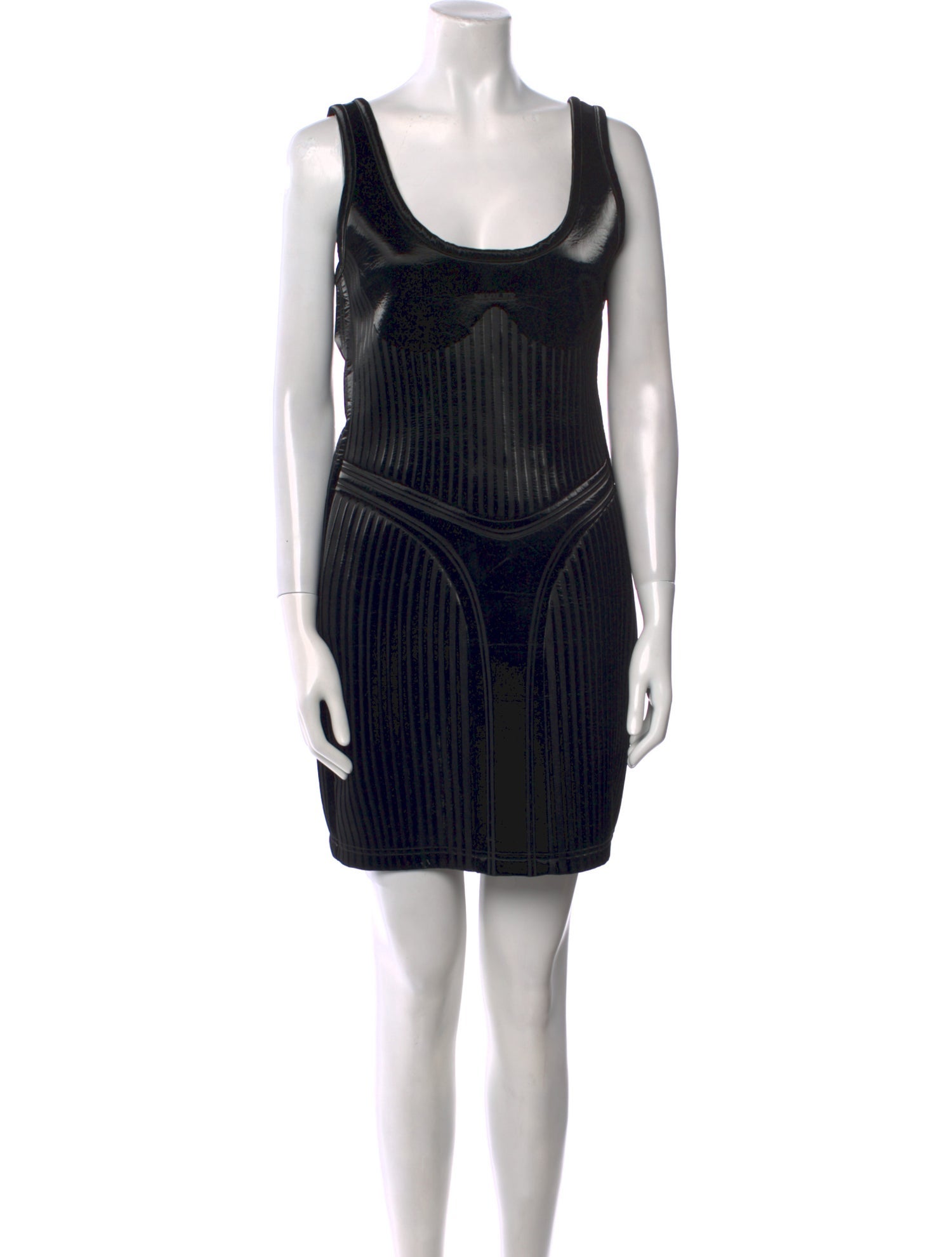 Mugler Striped Mini Dress w/ Tags