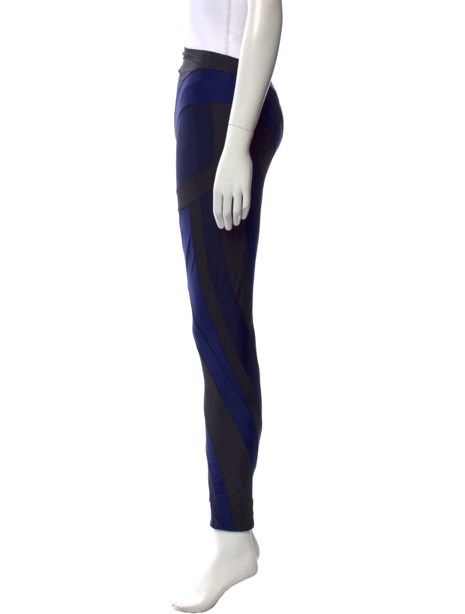 Mugler Striped Skinny Leg Pants