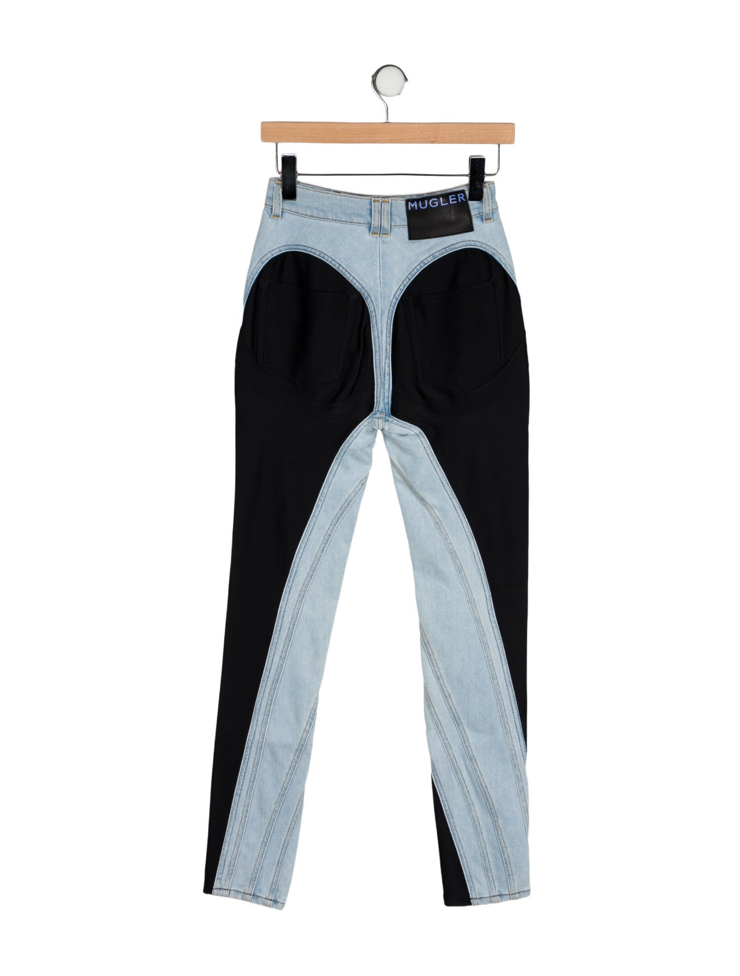 Mugler High-Rise Skinny Leg Jeans