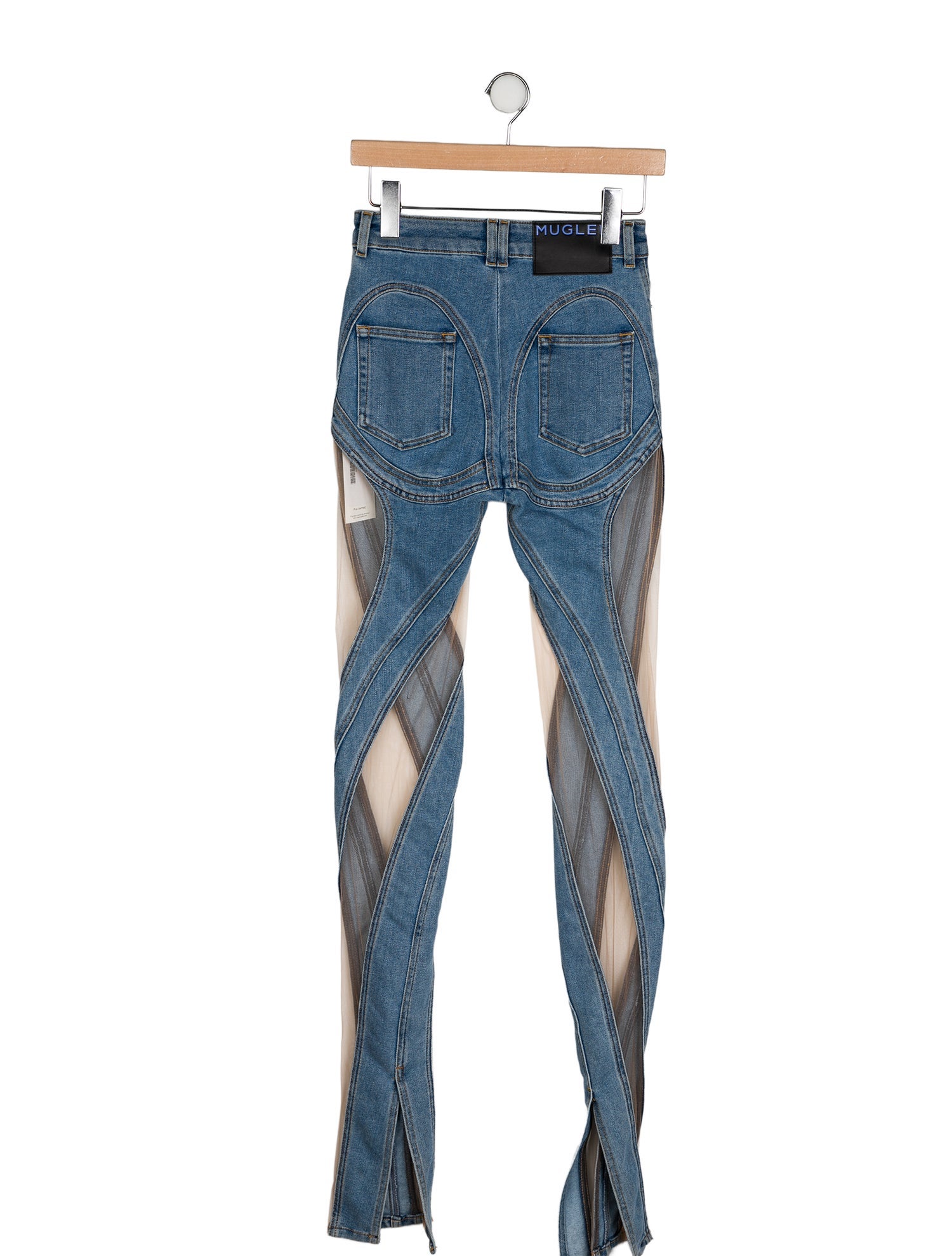 Mugler High-Rise Skinny Leg Jeans w/ Tags