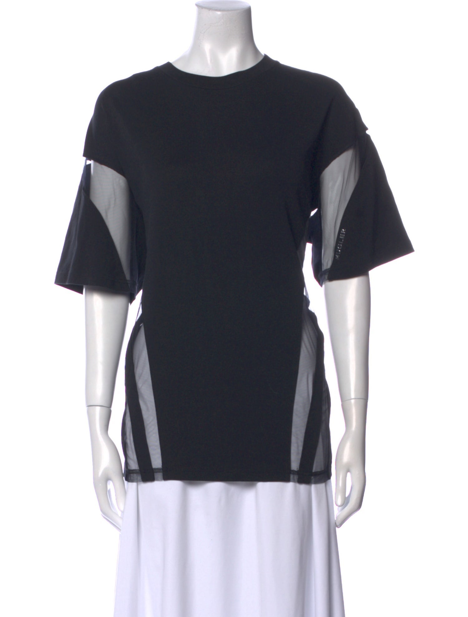 Mugler Crew Neck Short Sleeve T-Shirt