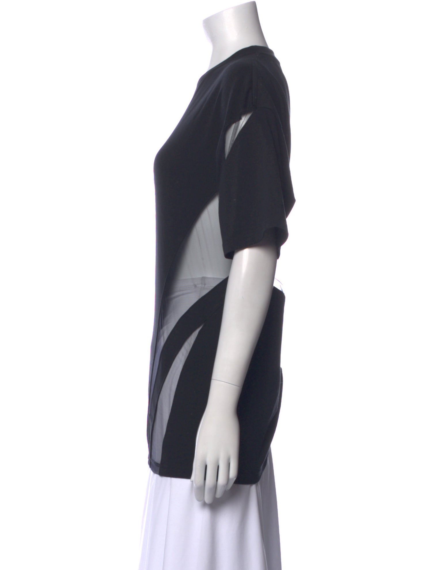 Mugler Crew Neck Short Sleeve T-Shirt