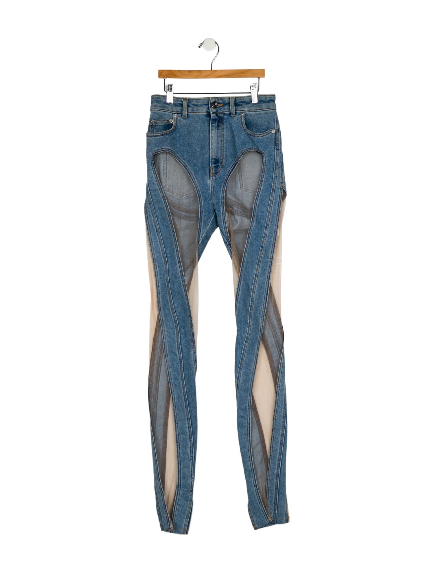 Mugler High-Rise Skinny Leg Jeans