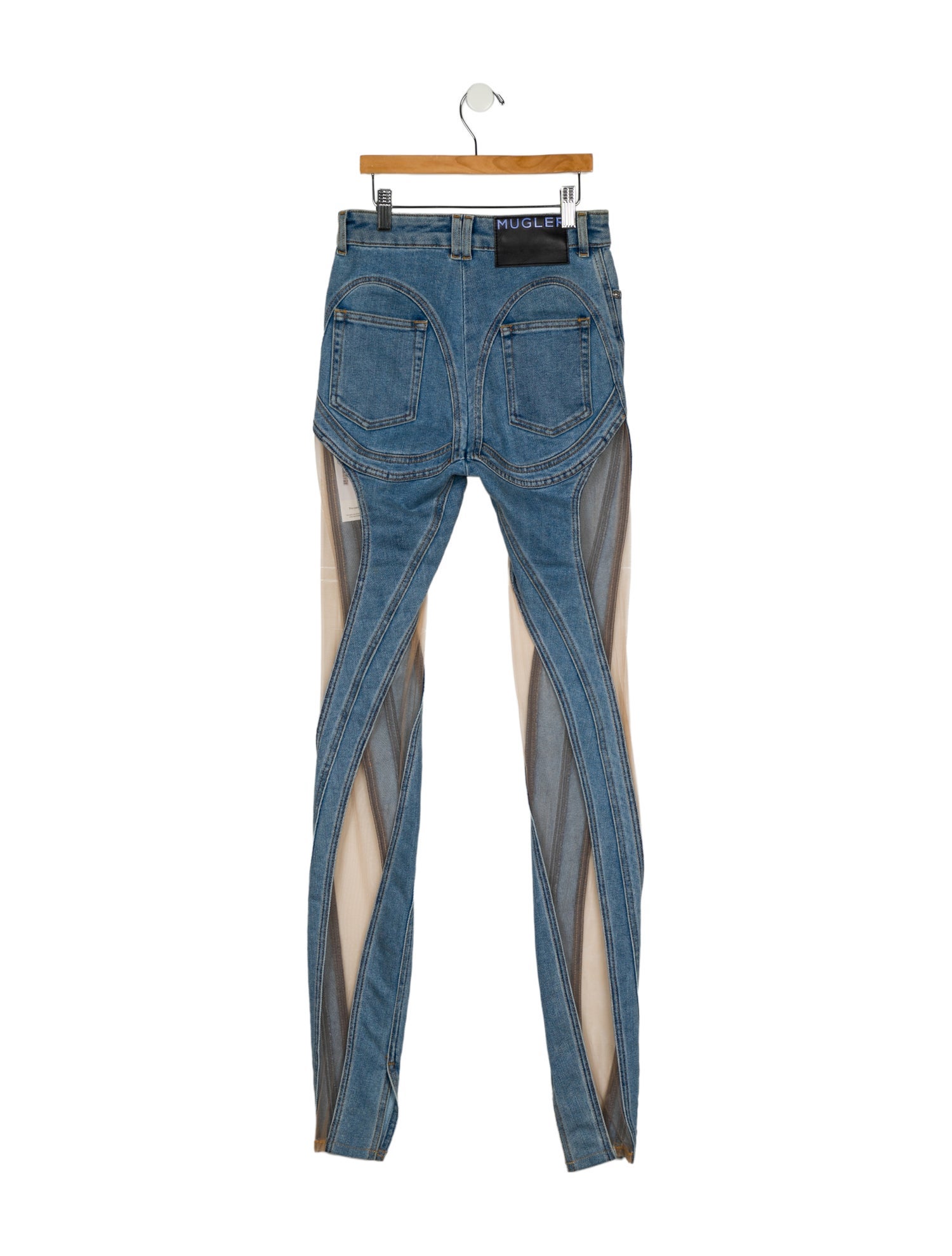 Mugler High-Rise Skinny Leg Jeans