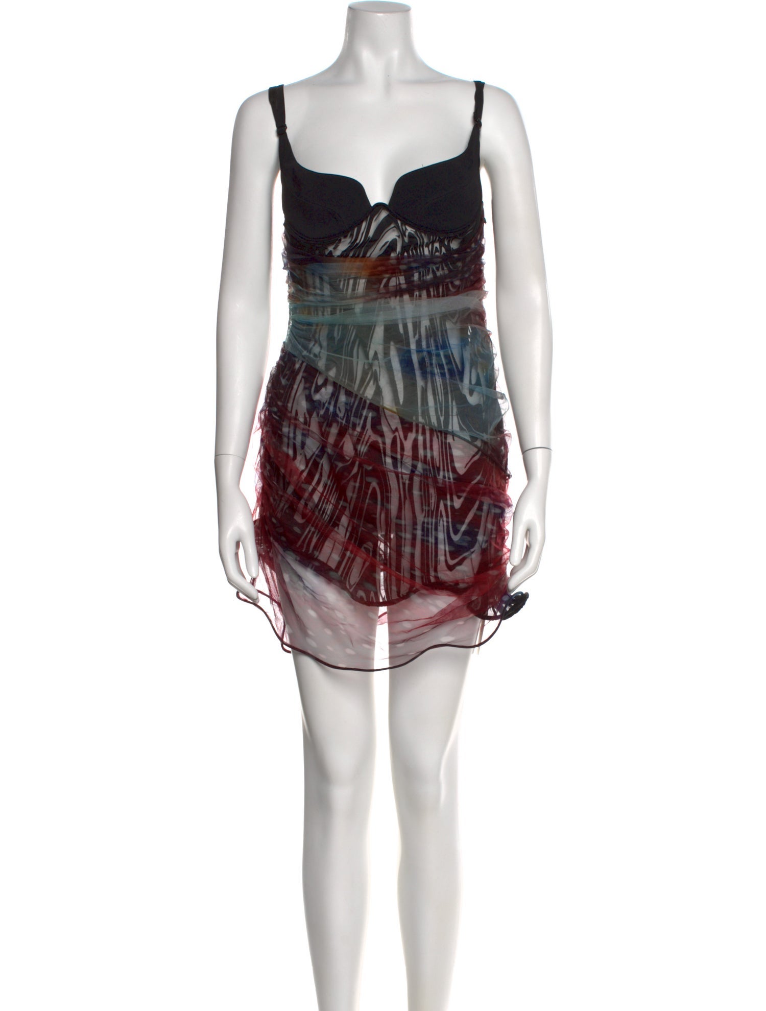 Mugler Silk Mini Dress