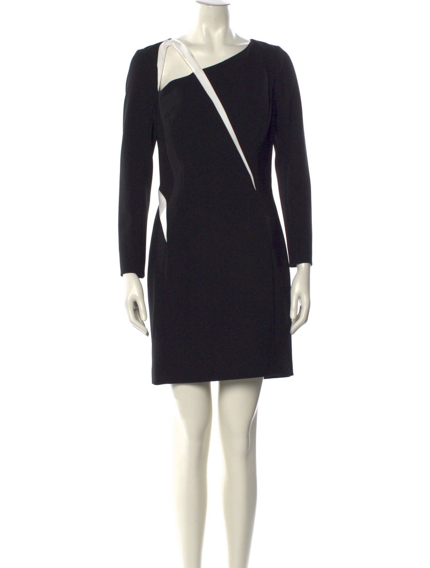 Mugler V-Neck Mini Dress