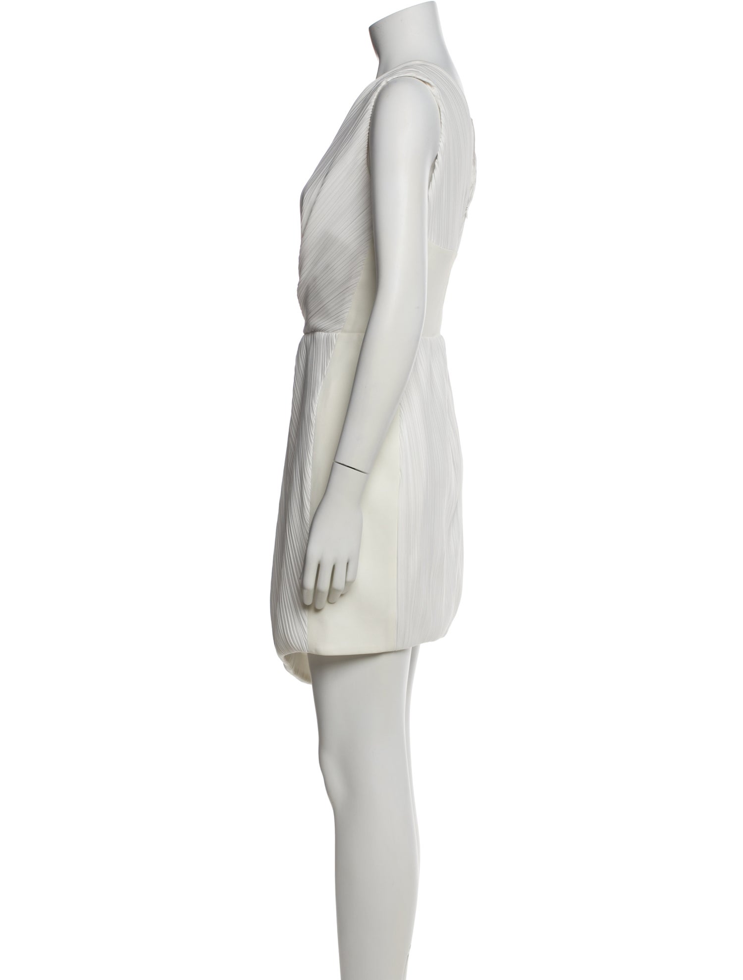 Mugler V-Neck Mini Dress