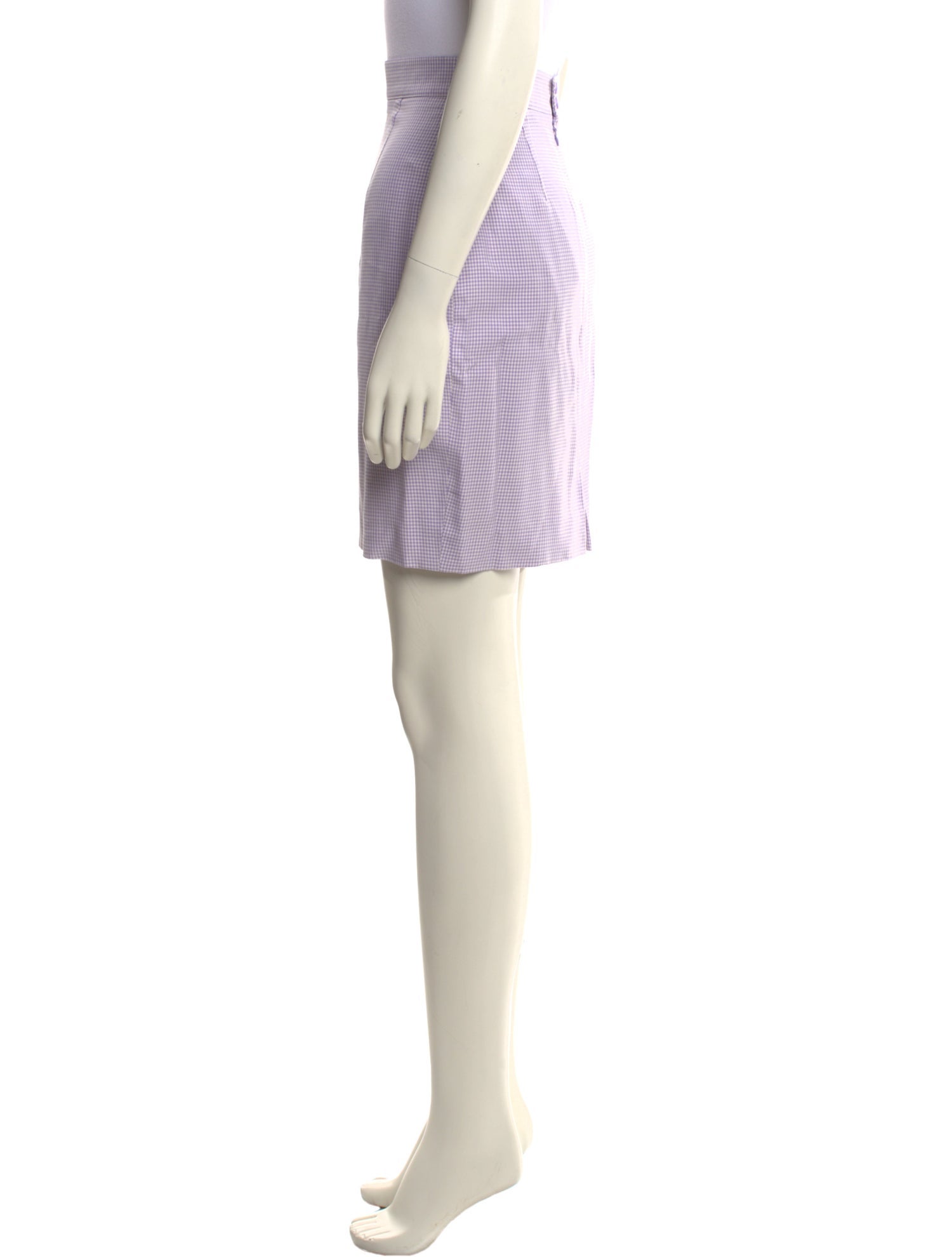 Mugler Wool Mini Skirt