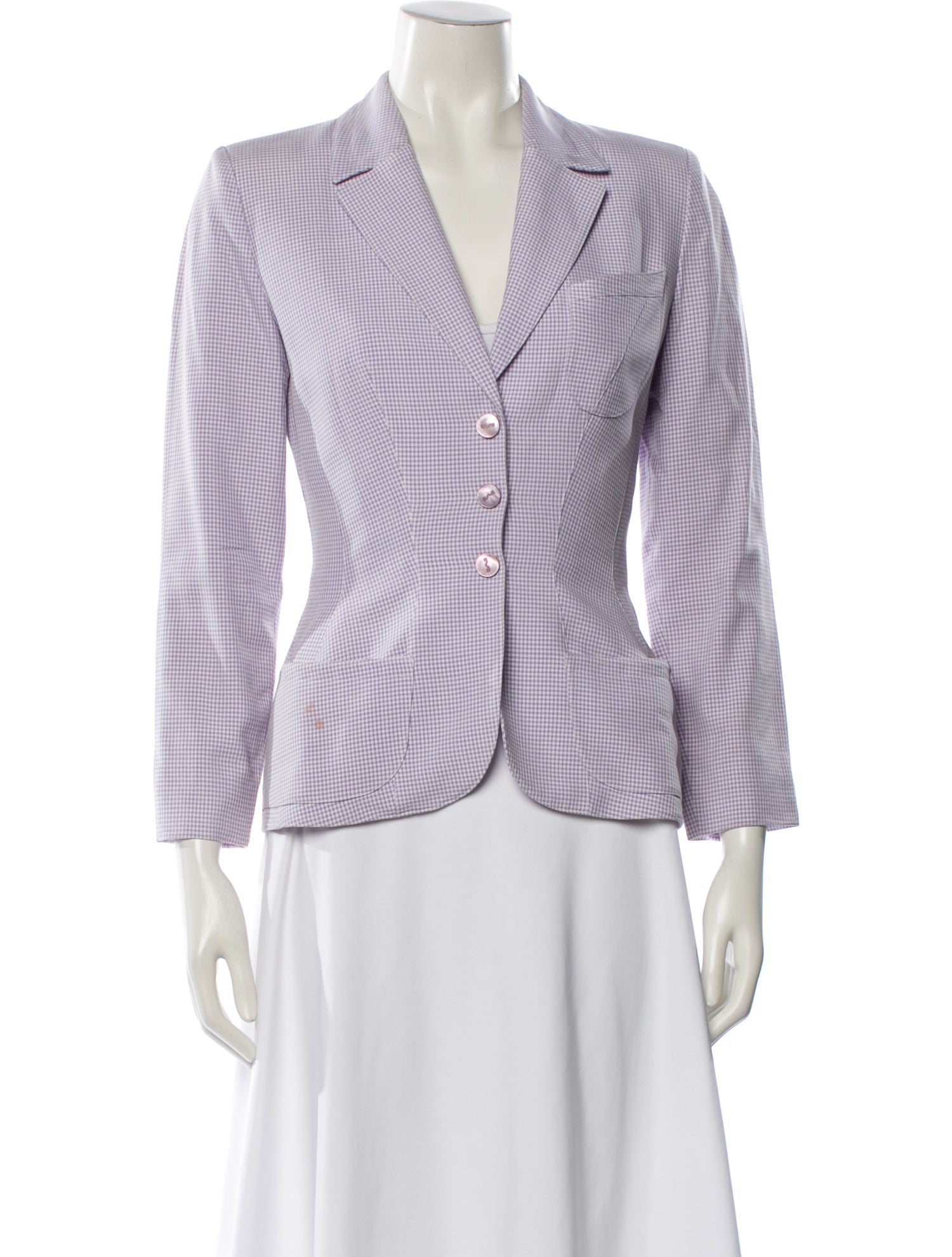 Mugler Vintage Striped Blazer