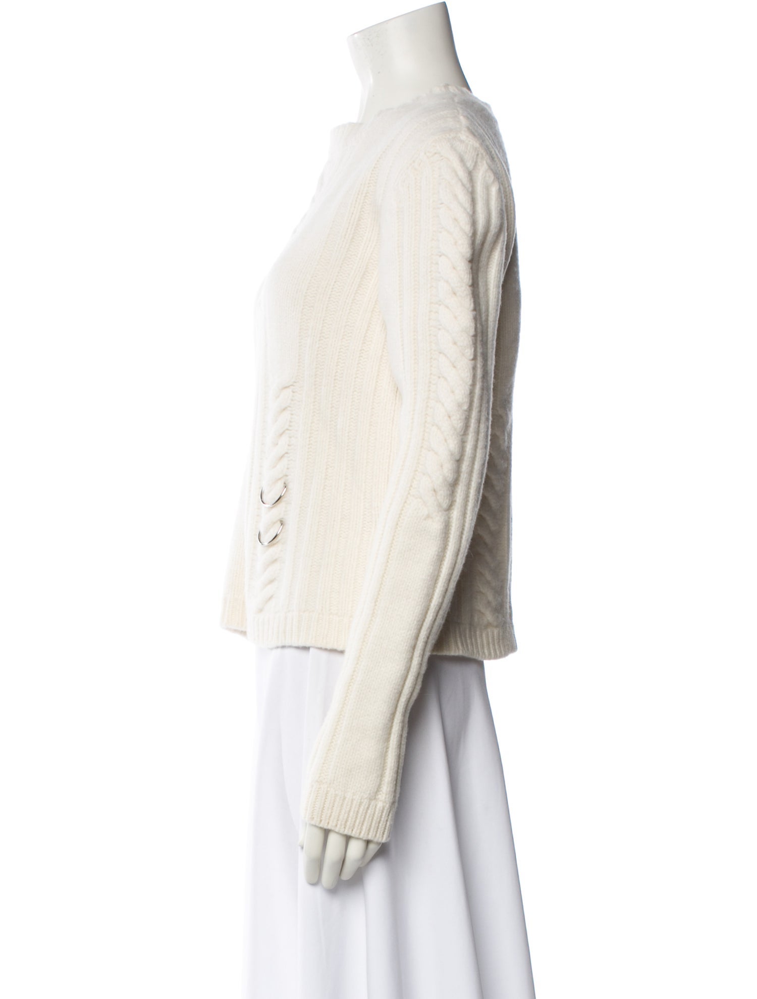 Mugler Wool Crew Neck Sweater