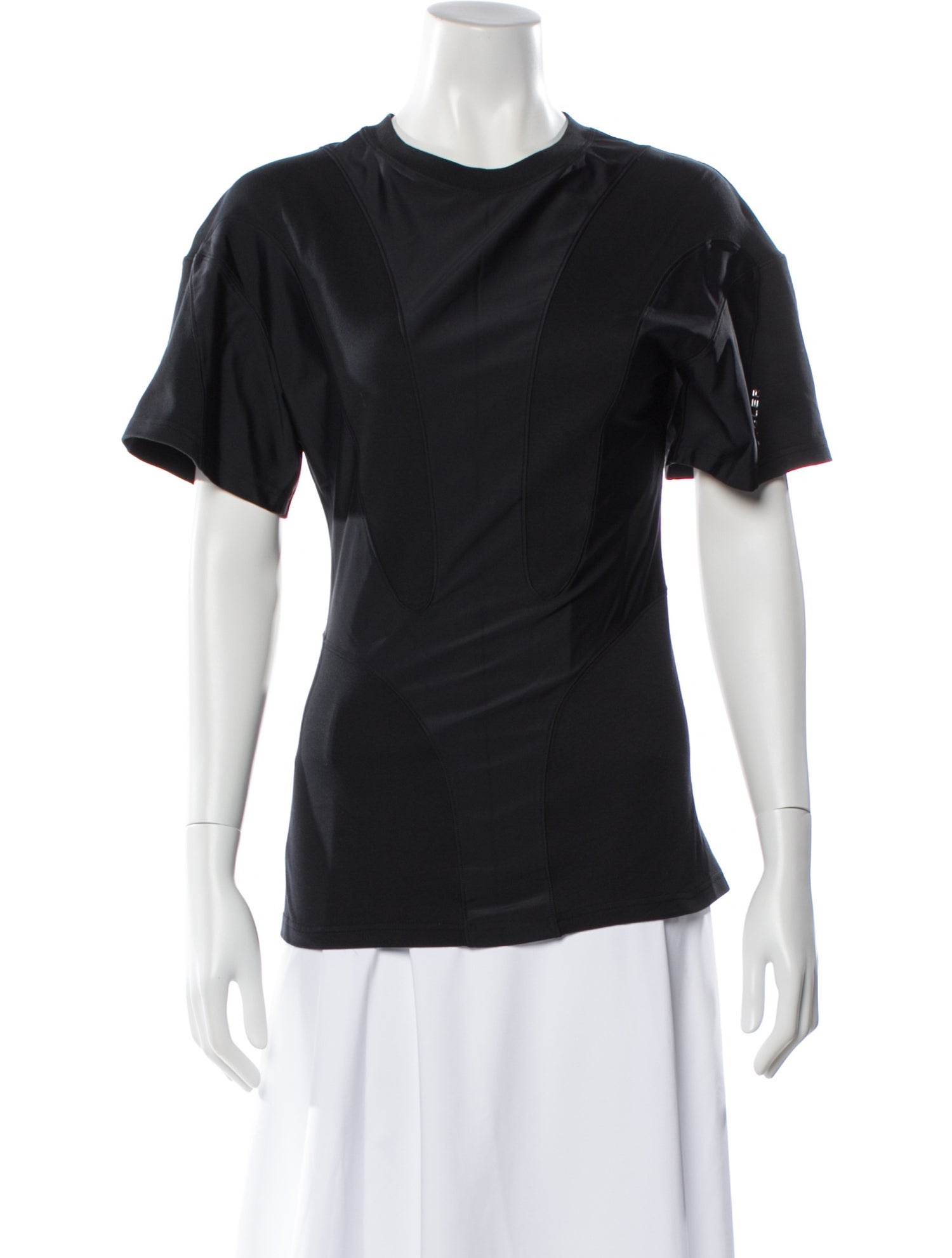 Mugler Crew Neck Short Sleeve T-Shirt