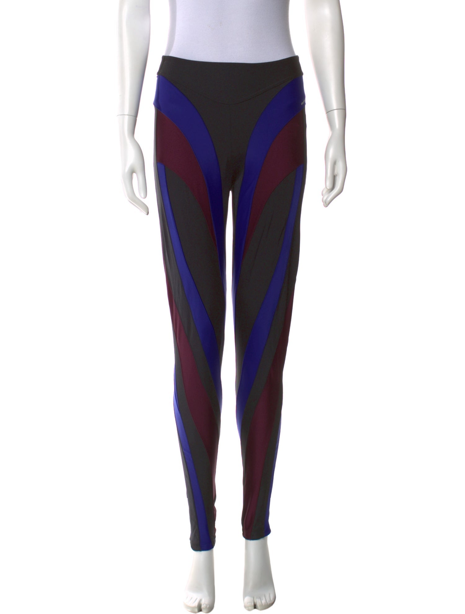 Mugler Striped Skinny Leg Pants